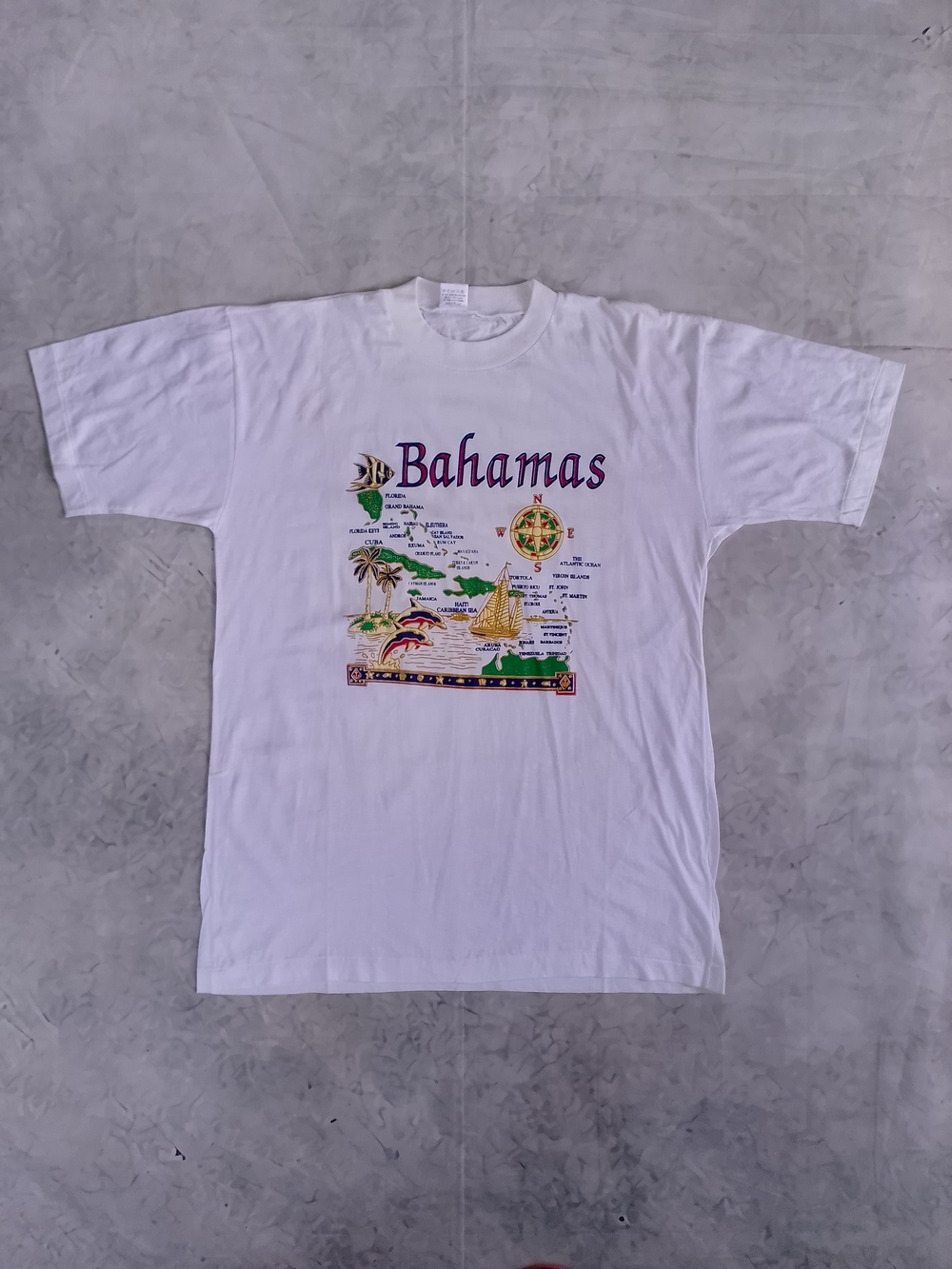Vintage 90s Bahamas Tourist Tee